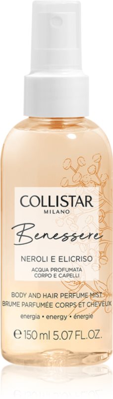 Collistar Benessere Neroli and Helichrysum brumă parfumată de par si de corp pentru femei 150 ml