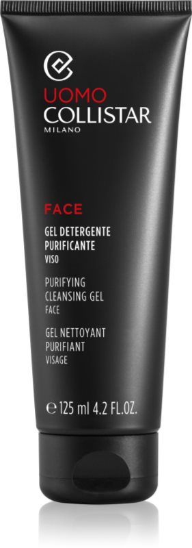 Collistar Uomo Purifying Cleansing Gel Face gel de curățare faciale 125 ml