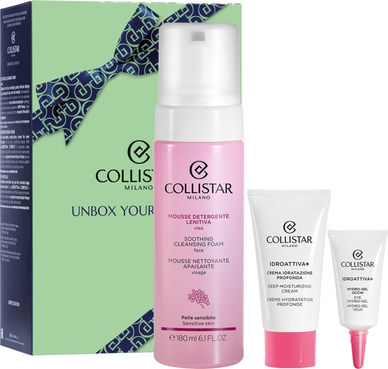 Collistar Cleansing Mousse Face Gift Set set cadou pentru un ten curat și sănătos