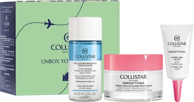 Collistar Deep Moisturizing Cream Travel Kit set cadou cu efect de hidratare