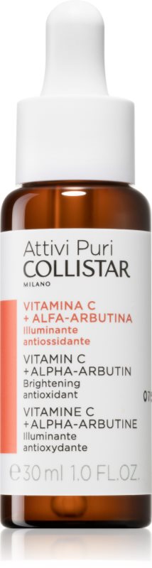 Collistar Attivi Puri Vitamin C + Alfa-Arbutina ser facial cu efect iluminator cu vitamina C 30 ml