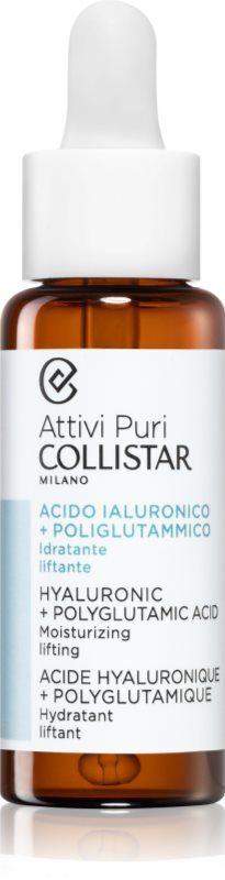 Collistar Attivi Puri Hyaluronic + Polyglutamic Acid Serum ser facial cu efect de lifting cu acid hialuronic 30 ml