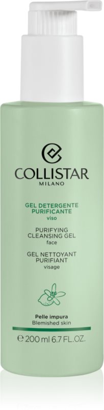 Collistar Cleansing Purifying Cleansing Gel gel de curățare delicat pentru pielea predispusa la iritatii 200 ml