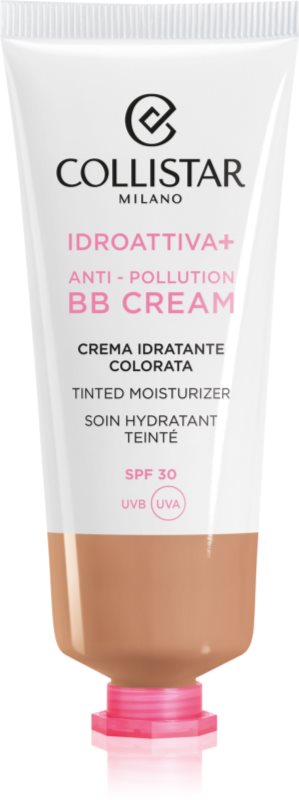 Collistar Face IDROATTIVA+ Tinted Moisturizer cremă hidratantă nuanțatoare SPF 30