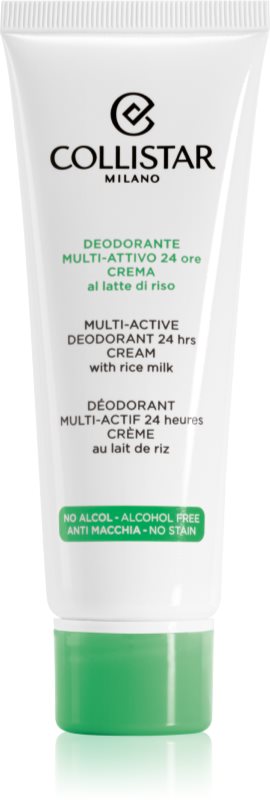 Collistar Special Perfect Body Multi-Active Deodorant 24 Hours deodorant crema pentru toate tipurile de piele 75 ml