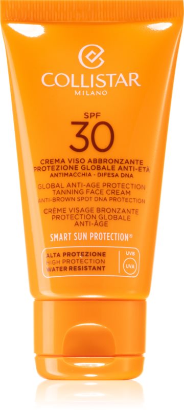Collistar Special Perfect Tan Global Anti-Age Protection Tanning Face Cream crema protectie solara cu efect de antiimbatranire SPF 30 50 ml