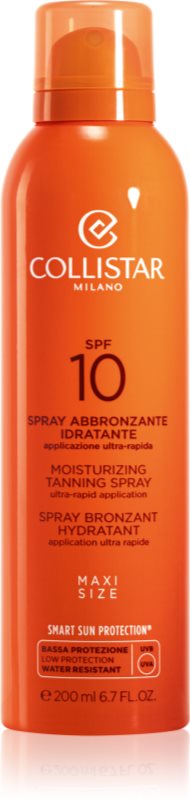 Collistar Special Perfect Tan Moisturizinig Tanning Spray spray solar SPF 10 200 ml