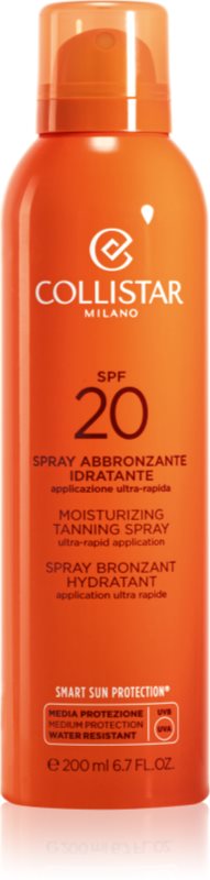 Collistar Special Perfect Tan Moisturizing Tanning Spray spray solar SPF 20 200 ml