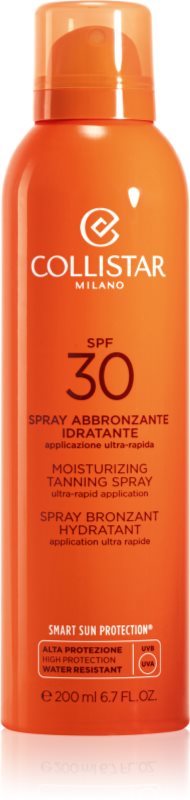 Collistar Special Perfect Tan Moisturizinig Tanning Spray spray pentru bronzat SPF 30 SPF 30 200 ml