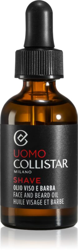Collistar Uomo Face and Beard Oil ulei hrănitor pentru față și barbă 30 ml
