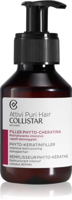 Collistar Hair Collistar Phyto-Keratin Filler Intensive Restructuring tratament pre-sampon cu keratina 100 ml