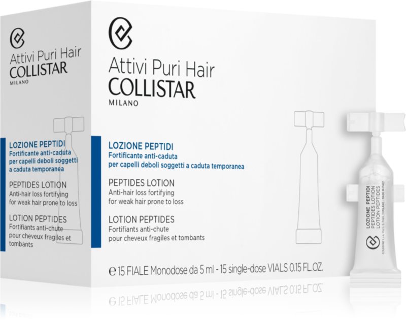 Collistar Hair Peptides Lotion Anti-hair Loss ulei pentru par cu peptide 15x5 ml