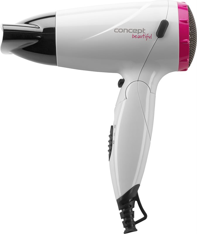 Concept Beautiful uscator de par White + Pink 1 buc
