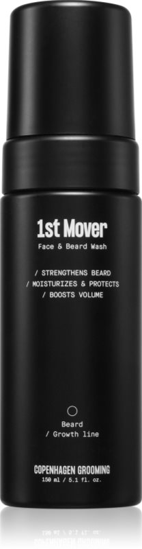 Copenhagen Grooming 1st Mover Face & Beard Wash spuma de curatare pentru barbă 150 ml