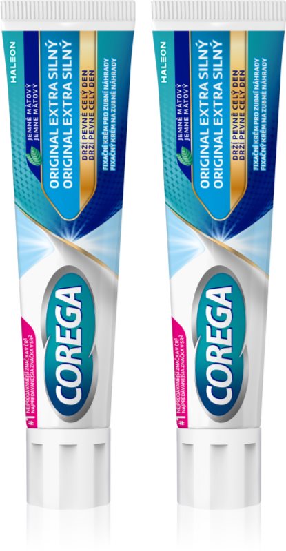 Corega Original Extra Strong gel fixare 2x70 g