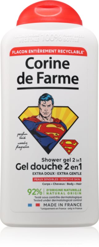 Corine de farme Shower Gel 2 in 1 Superman gel de duș 2 in 1 300 ml