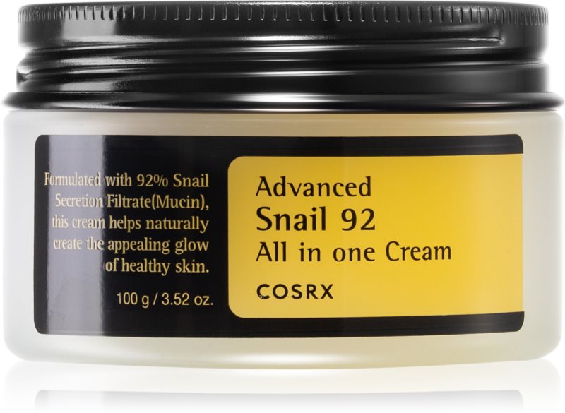 Cosrx Advanced Snail 92 All In One crema Intensiv Regeneratoare extract de melc 100 g
