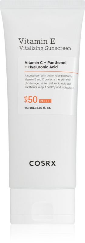 Cosrx Vitamin E Vitalizing Sunscreen crema de soare pentru fata anti-imbatranire SPF 50+ 150 ml