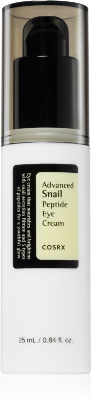 Cosrx Advanced Snail Peptide Eye Cream crema ce ofera luminozitate si hidratare zona ochilor 25 ml