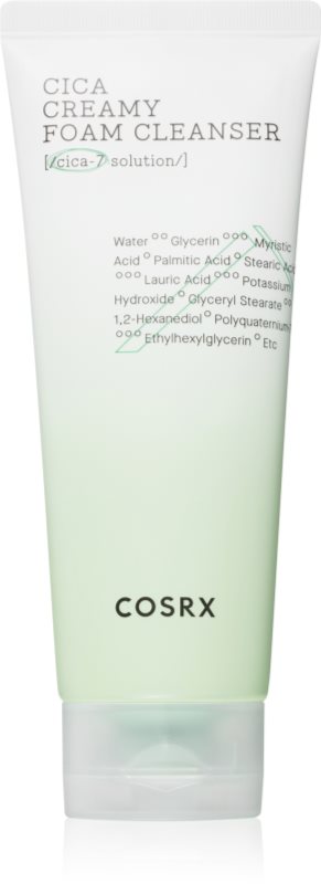 Cosrx Pure Fit Cica Creamy Foam Cleanser spuma de curatat pentru ten gras 150 ml