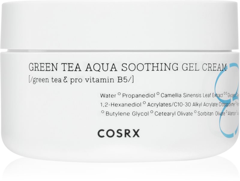 Cosrx Green Tea Aqua Soothing crema gel pentru hidratare. cu efect calmant 50 ml