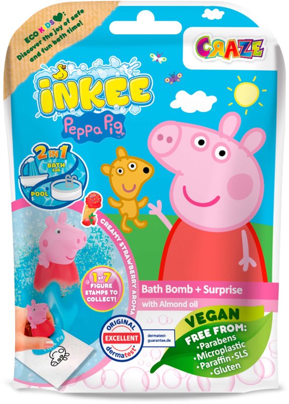 Peppa Pig Inkee bombă de baie 1 buc
