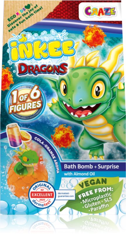 Craze INKEE Dragons bombă de baie 1 buc