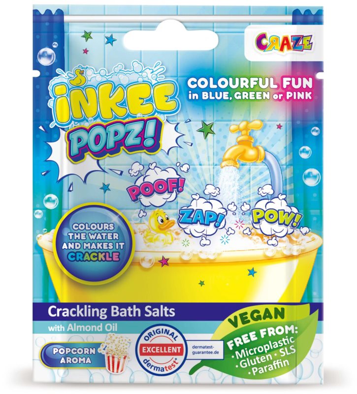 Craze Crackling Salts sare de baie colorantă pentru copii 15 g