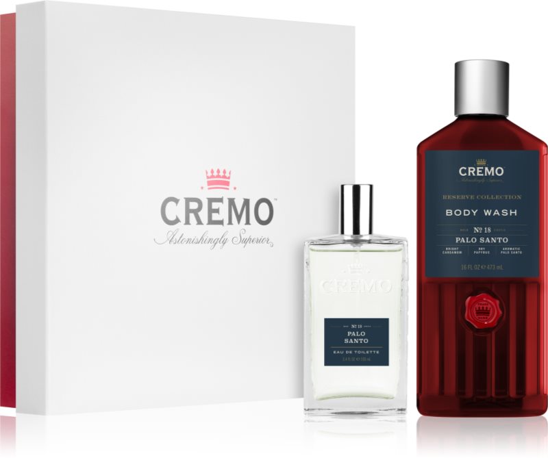 Cremo Set Palo Santo set cadou pentru barbati pentru bărbați
