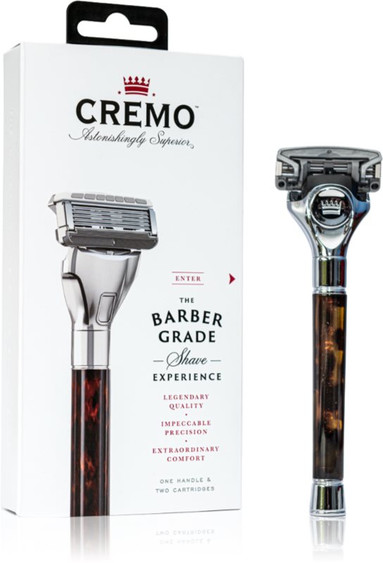 Cremo The Barber Grade aparat de ras + 2 capete de schimb