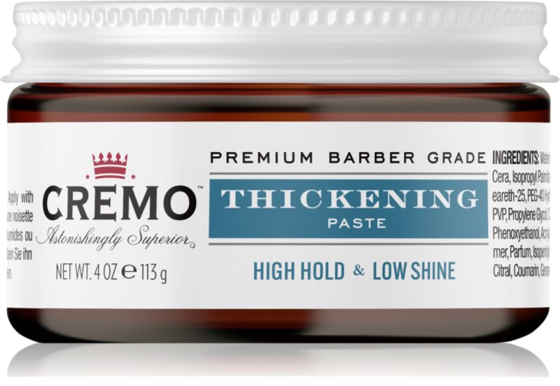 Cremo Hair Styling Paste Thickening gel modelator pentru coafura 113 g