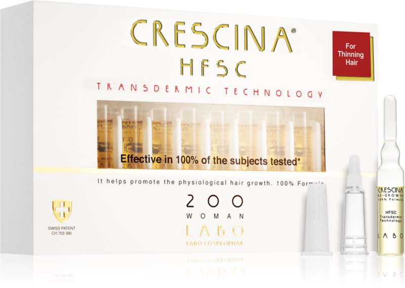 Crescina Transdermic 200 Re-Growth tratament pentru stimularea creșterii părului pentru femei 20x3.5 ml