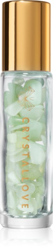 Crystallove Jade Oil Bottle roll-on cu cristale reincarcabil 10 ml
