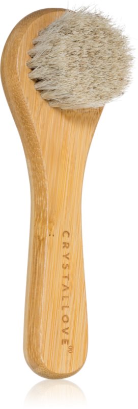 Crystallove Bamboo Face Brush perie pentru curățarea profundă a tenului 1 buc