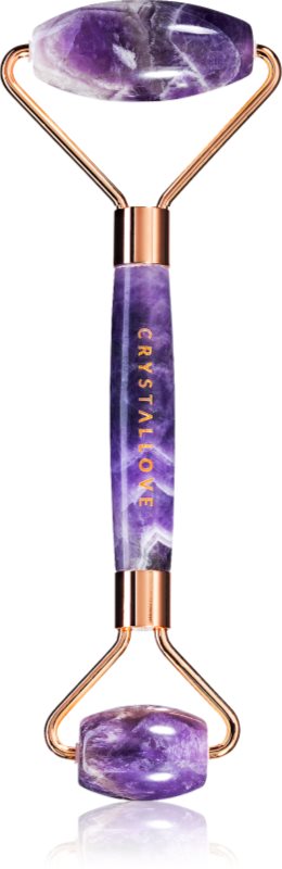 Crystallove Amethyst Roller rolă pentru masaj faciale 1 buc
