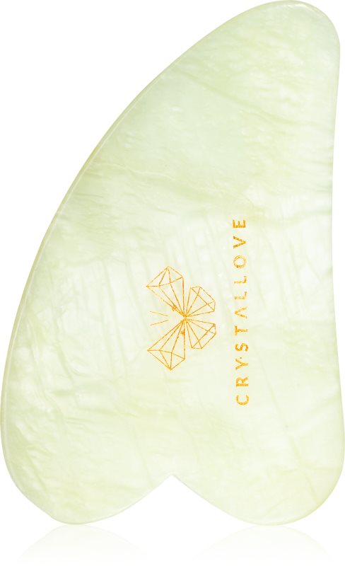 Crystallove Jade Gua Sha accesoriu de masaj 1 buc