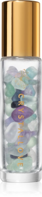 Crystallove Fluorite Rainbow Oil Bottle roll-on cu cristale reincarcabil 10 ml