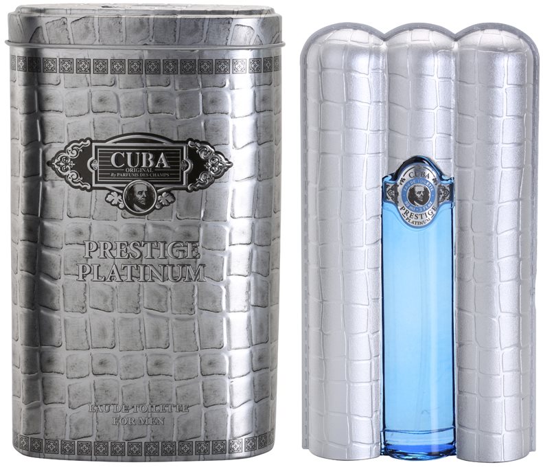 Cuba Prestige Platinum Eau de Toilette pentru bărbați 90 ml