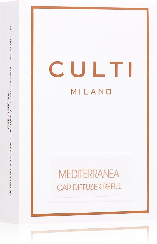 Culti Milano Car Mediterranea parfum pentru masina rezervă 57x35 cm