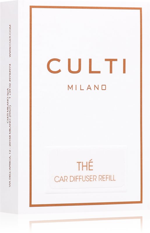 Culti Milano Car Thé parfum pentru masina rezervă 57x35 cm