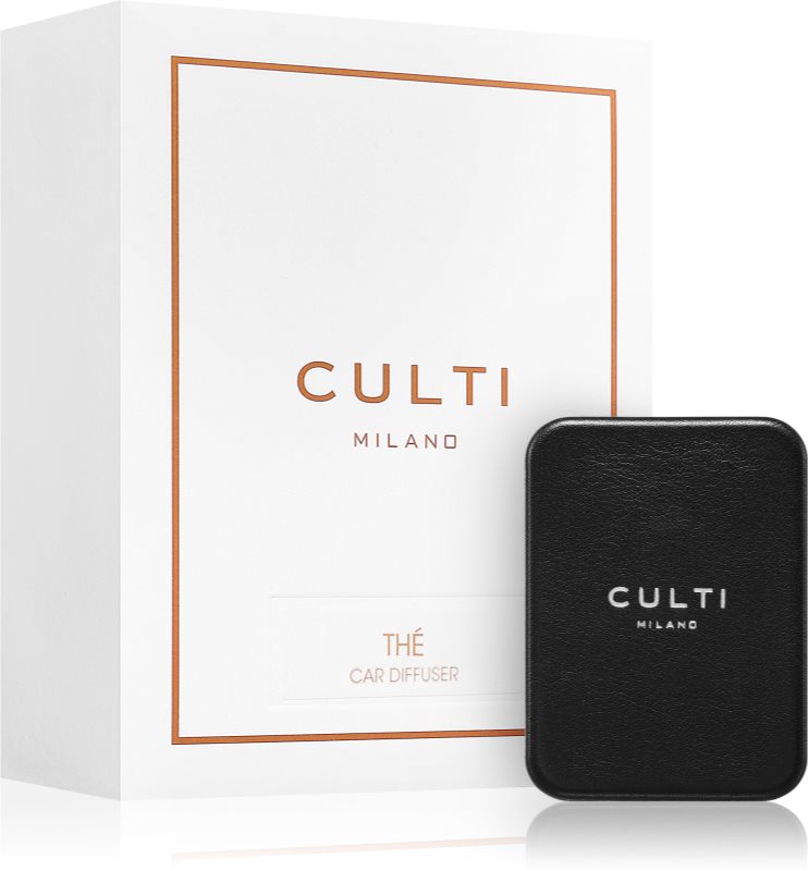 Culti Milano Car Diffuser Black Thé parfum pentru masina + refill 73x53 cm