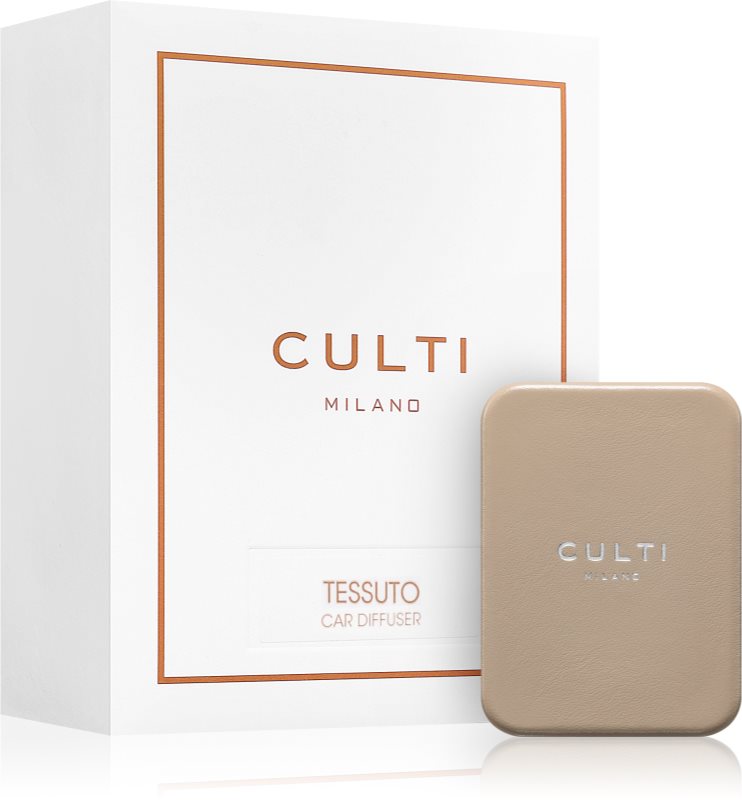 Culti Milano Car Diffuser Taupe Tessuto parfum pentru masina + refill 73x53 cm