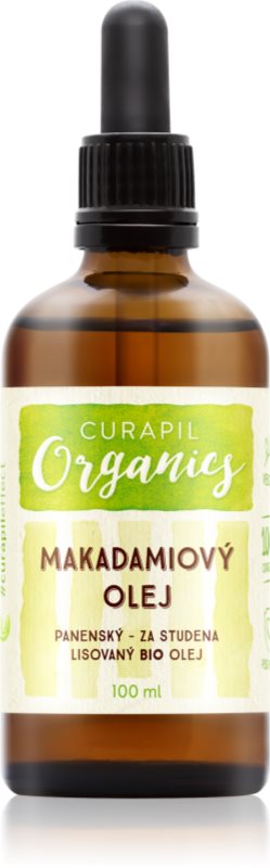 Curapil Organics Macadamia oil ulei în calitate bio 100 ml