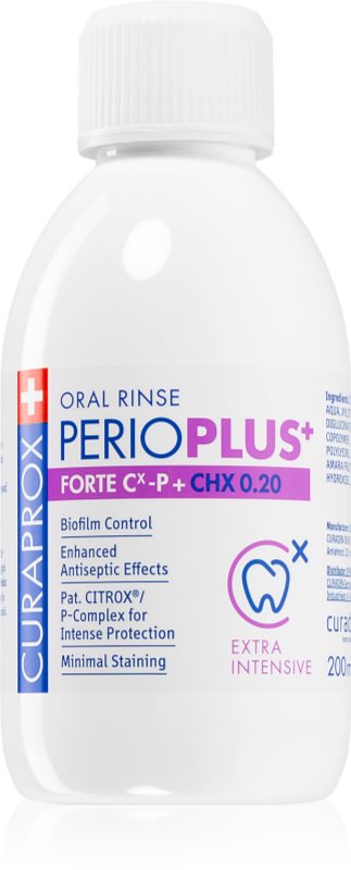 Curaprox Perio Plus+ Forte 0.20 CHX apă de gură 200 ml