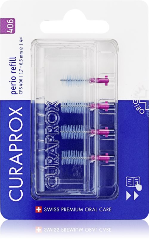 Curaprox CPS 406 Perio perie interdentara 4 buc