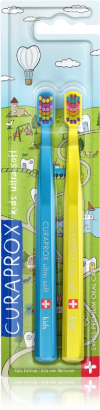 Curaprox CS Kids Summer Kids periuțe de dinți 2 buc