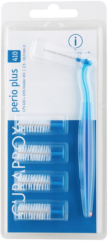 Curaprox CS 410 Perio Plus perii de rezerva interdentare CPS 410 2,5 - 10,0 mm 5 buc
