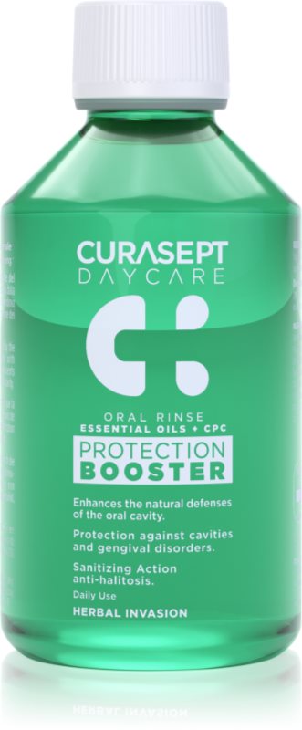 Curasept Daycare Protection Booster Herbal apă de gură 500 ml