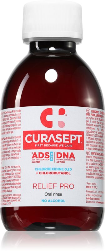 Curasept ADS DNA Relief Pro apă de gură 200 ml