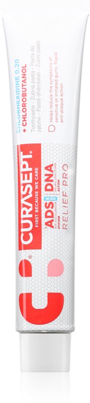 Curasept ADS DNA Relief Pro Pasta de dinti cu gel pentru gingii sensibile 75 ml